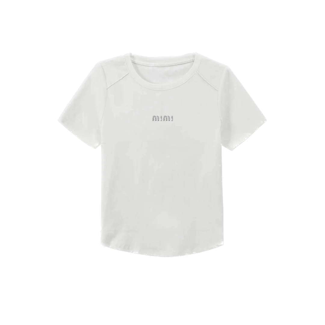 樊范儿2025春季新款简约休闲风T恤短袖上衣女-8001