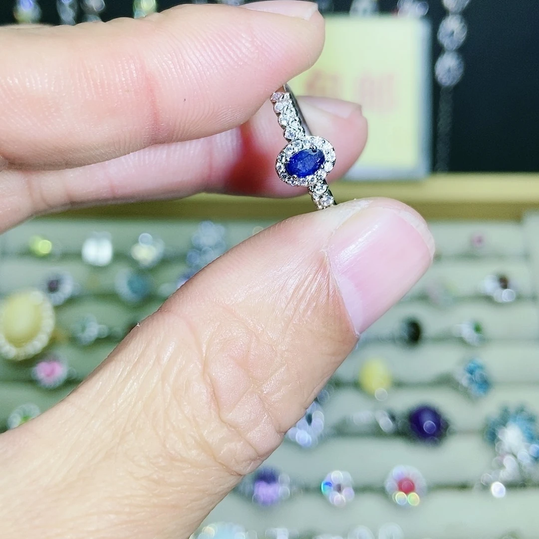 【闪购商品】戒指蓝宝石未镶嵌