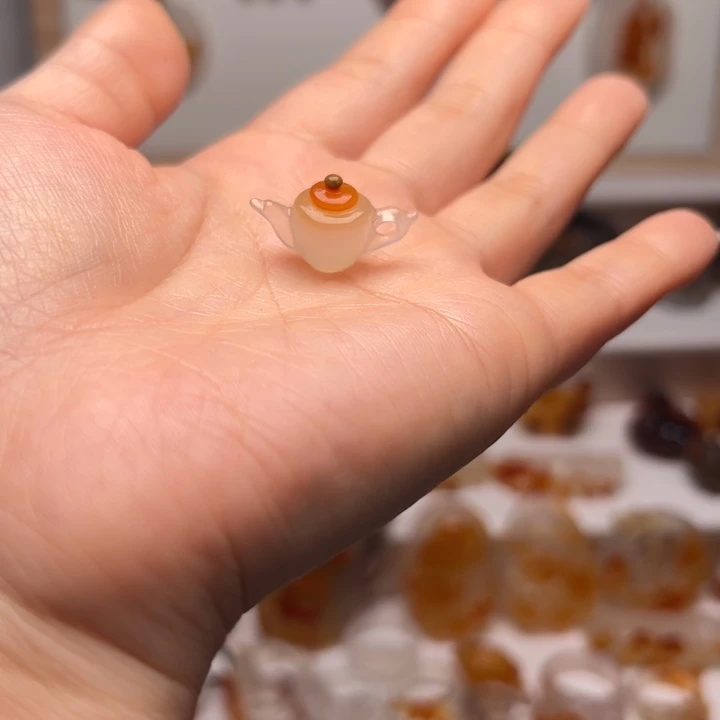 玛瑙/玉髓合金吊坠