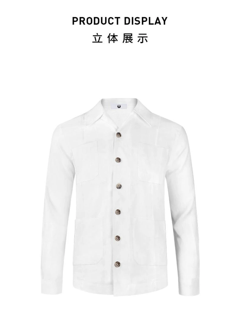 时尚高端·杰尼夏季透气·亚麻衬衫‖25夏季新款·轻奢系列