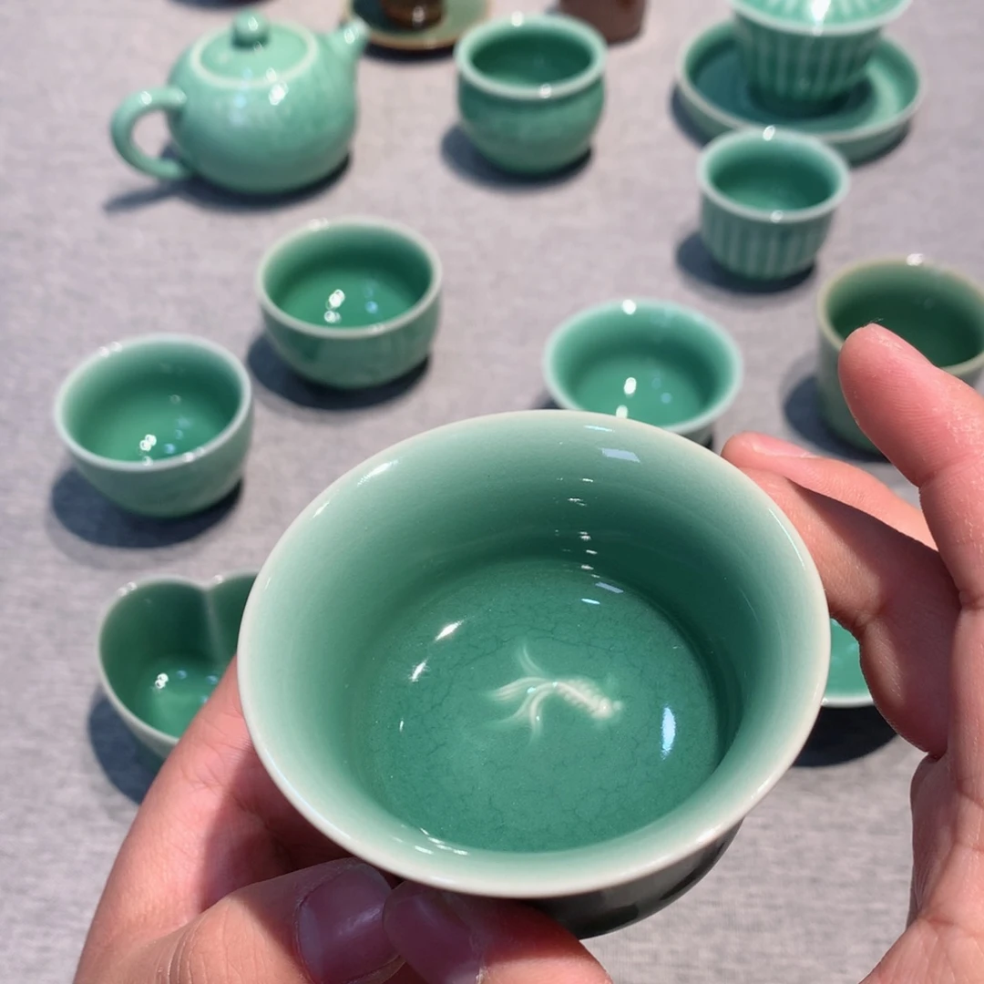 用****1龙泉青瓷茶具杯子