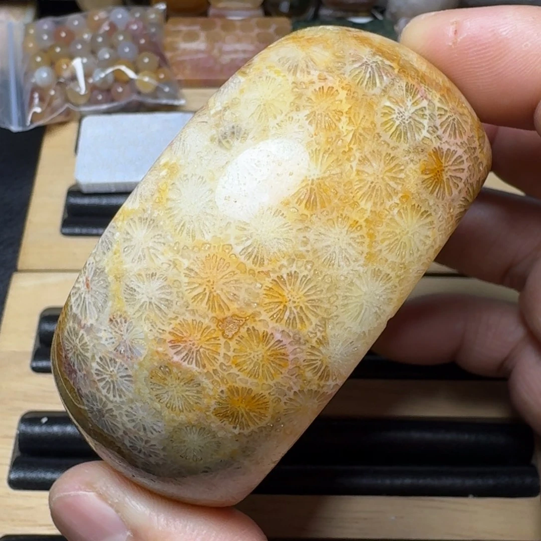 硅化玉纯天然色有机玉石未镶嵌60.5圈口