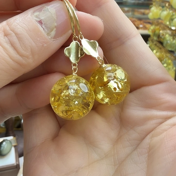 琥珀未镶嵌珠宝奇石