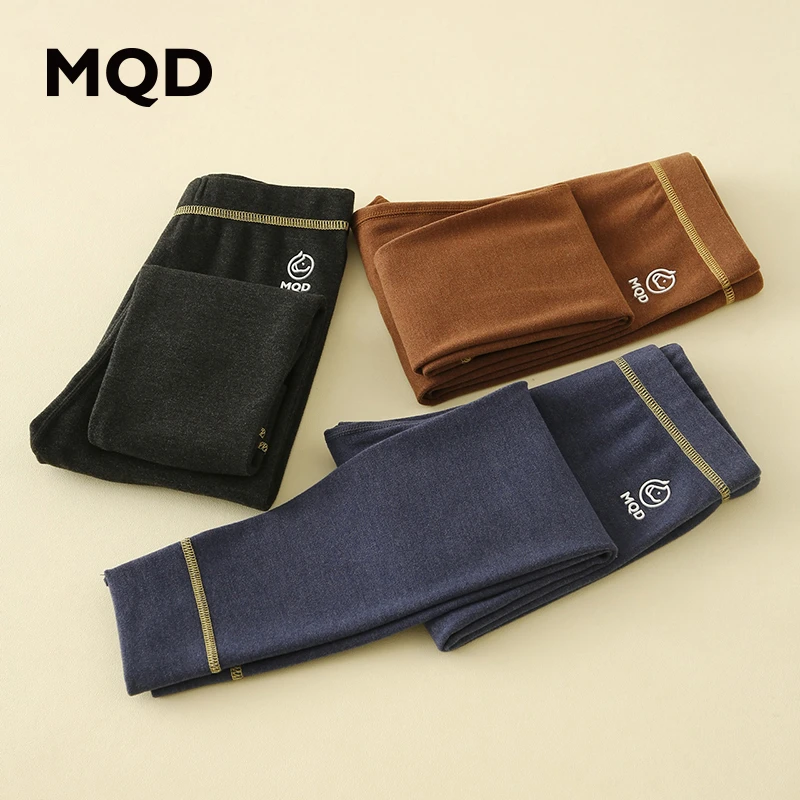 MQD【抑菌加绒裤】儿童必备保暖打底裤男女校服神器宝宝绒厚绒衬裤