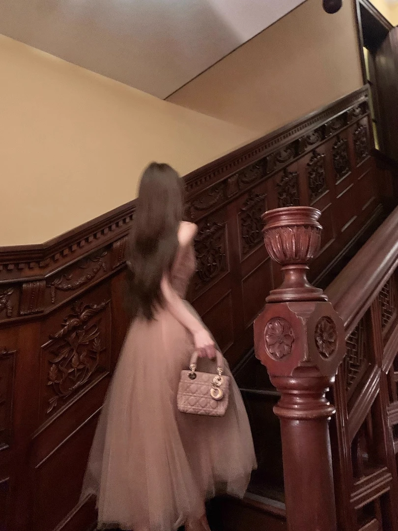 向晚. 甜心公主 浪漫流沙 芭蕾裙网纱长裙子