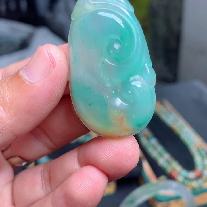 吊坠(不含链)未镶嵌石英质玉