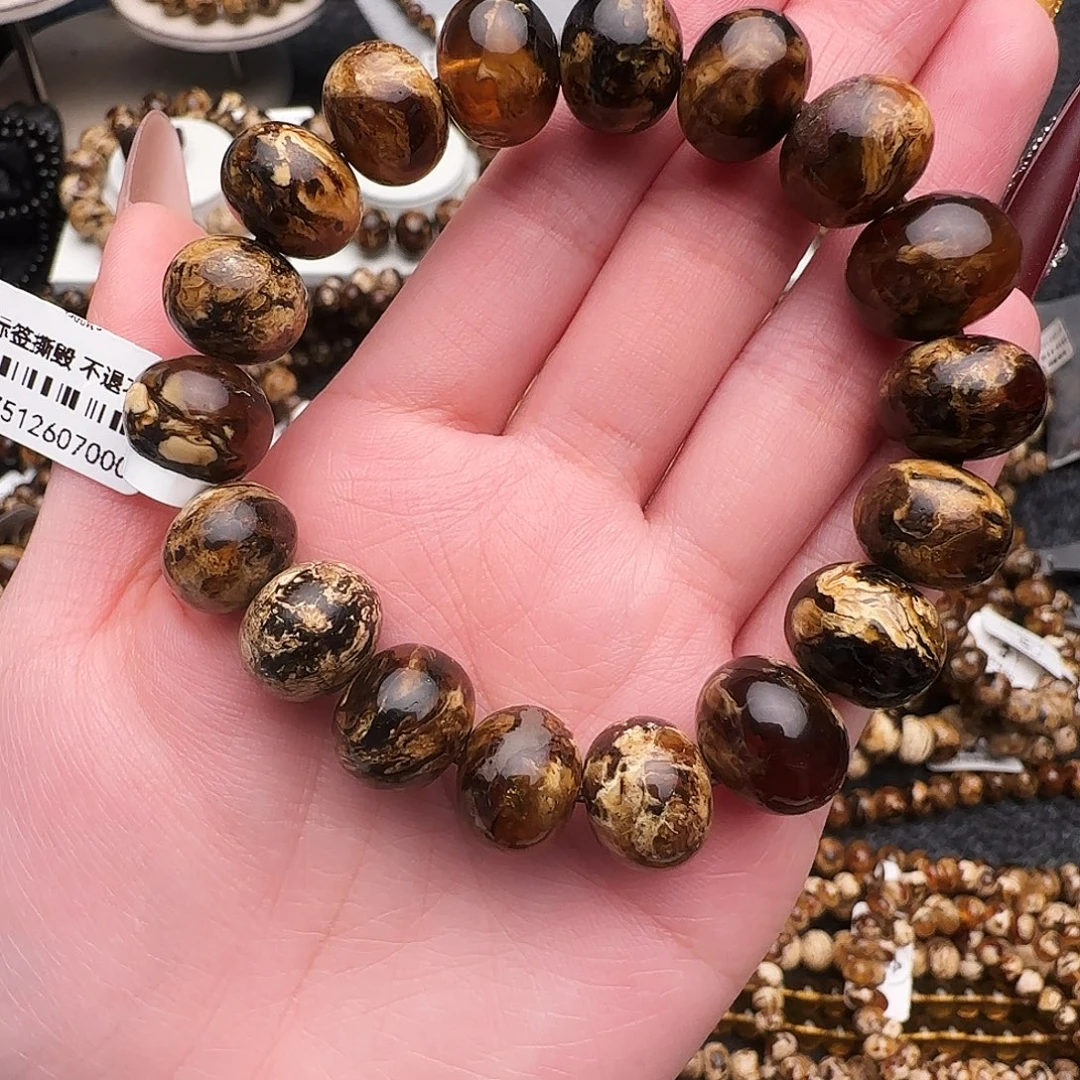 琥珀未镶嵌手链抚顺琥珀