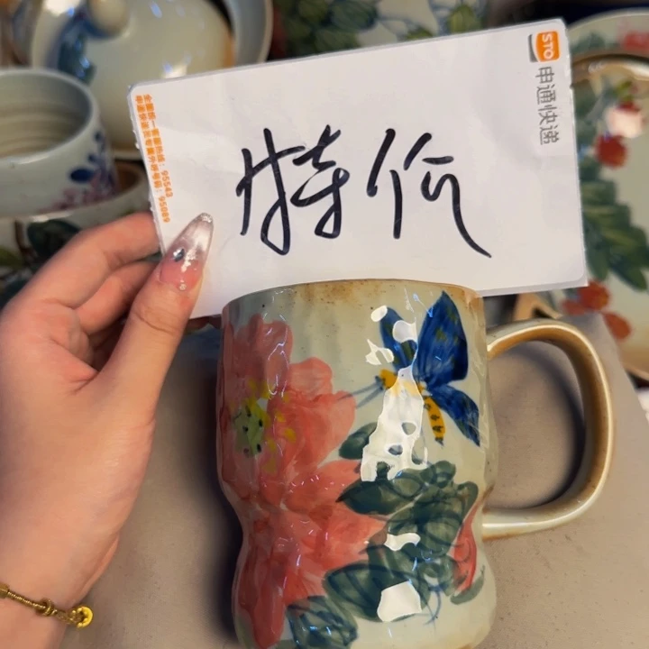 瓷片景德镇陶瓷手工手绘