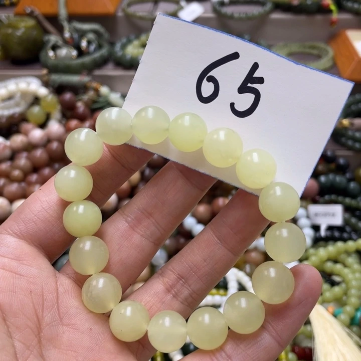 未镶嵌蛇纹石玉手链