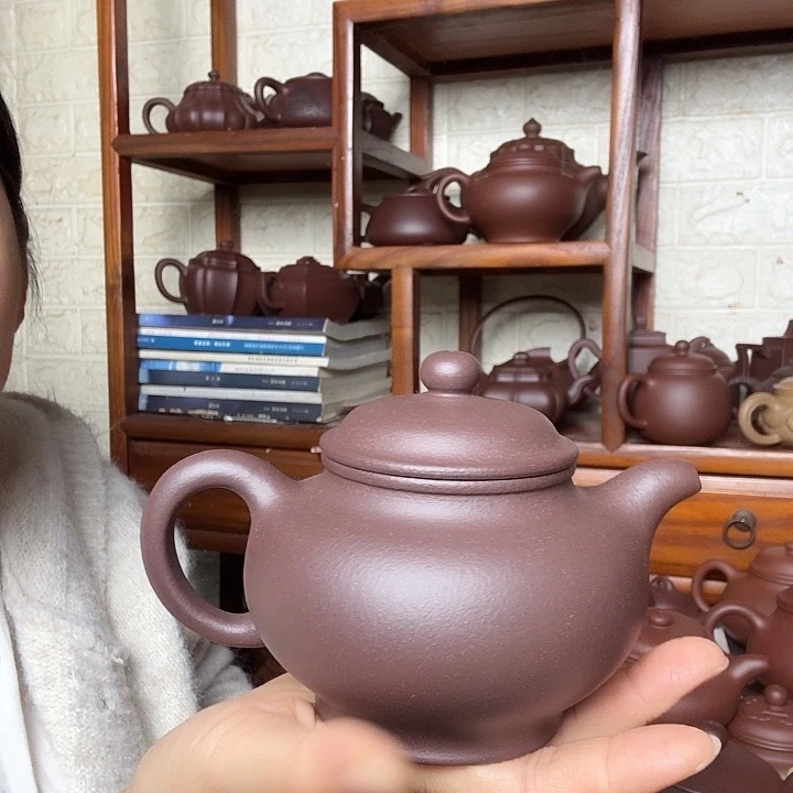 茶壶紫砂掇只350cc天青精工半手工