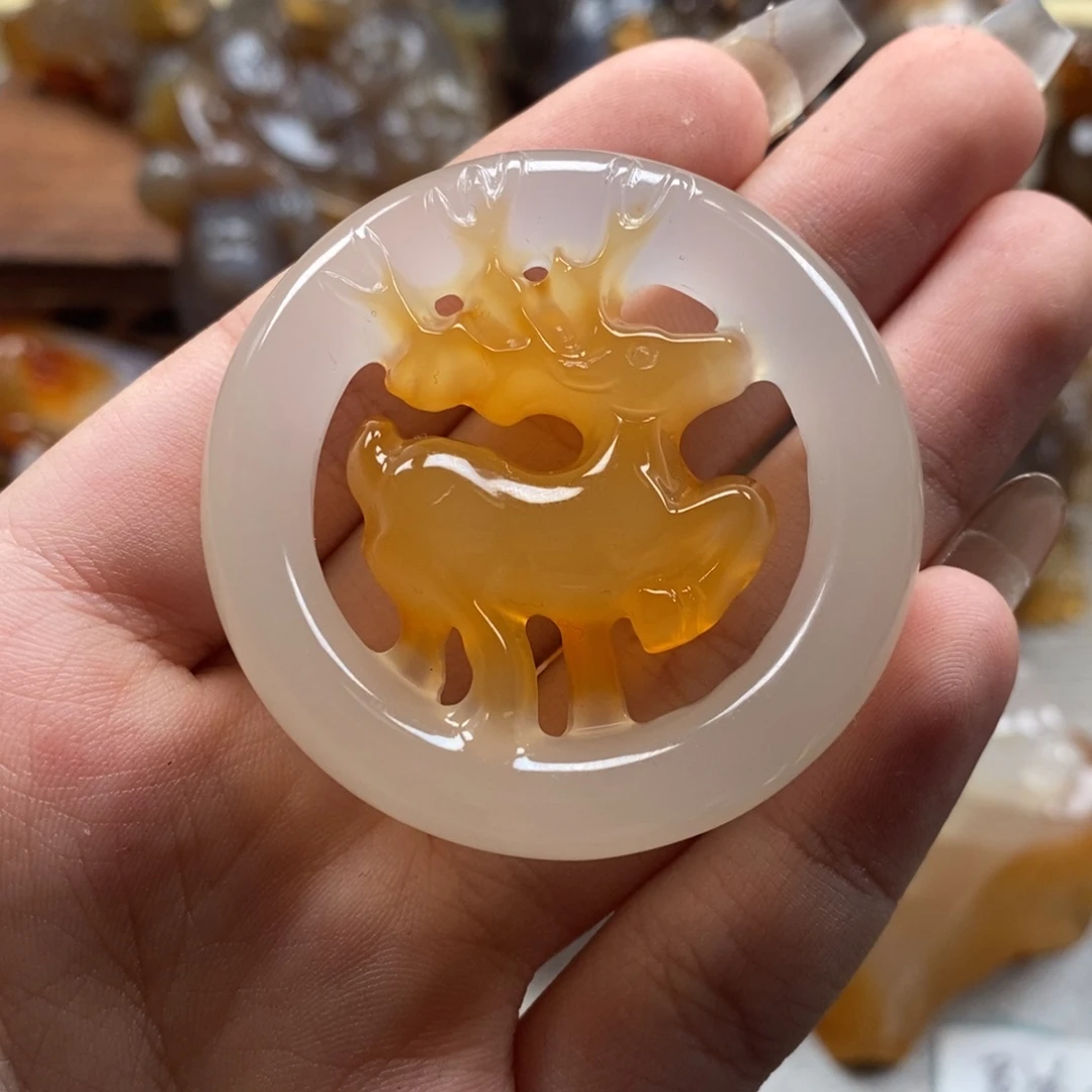 玛瑙/玉髓未镶嵌颈饰