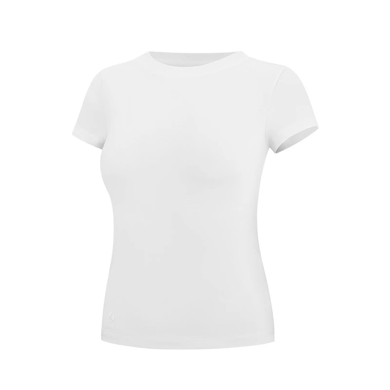 【遮肉】美式休闲T恤纸片人修身弹力舒适圆领内搭半袖显瘦上衣