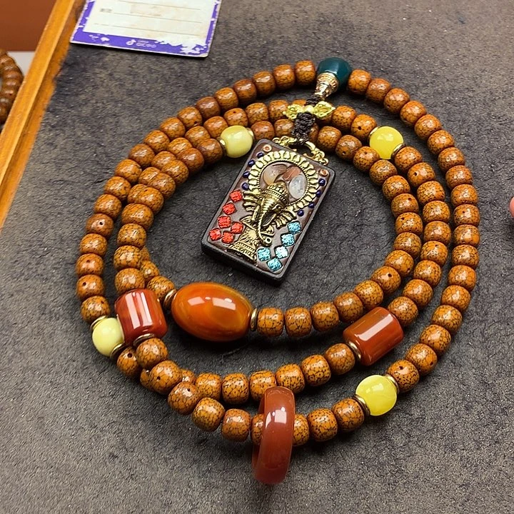 榮***哥星月菩提吊坠脖挂