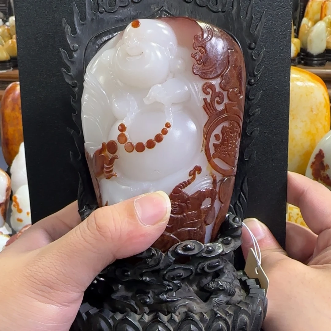 大***远和田玉未镶嵌挂件