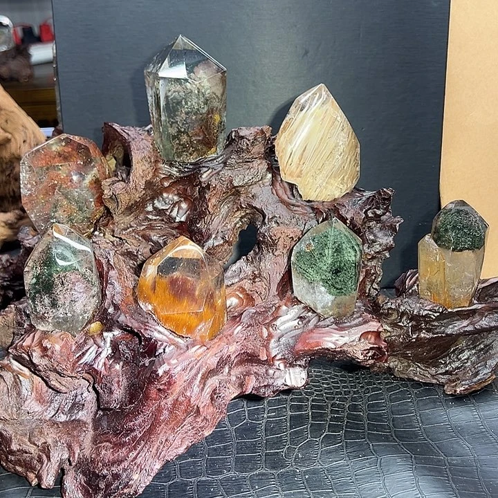 未镶嵌摆件水晶四季幽灵七星阵