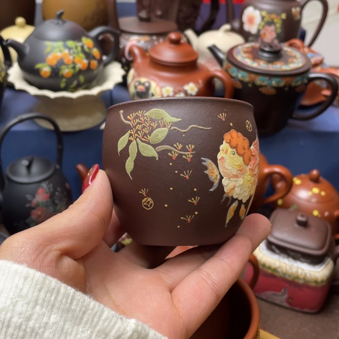 茶杯紫砂紫砂主人杯170cc