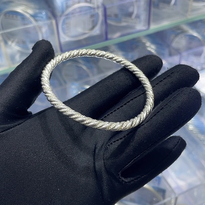 足银58圈手镯足银