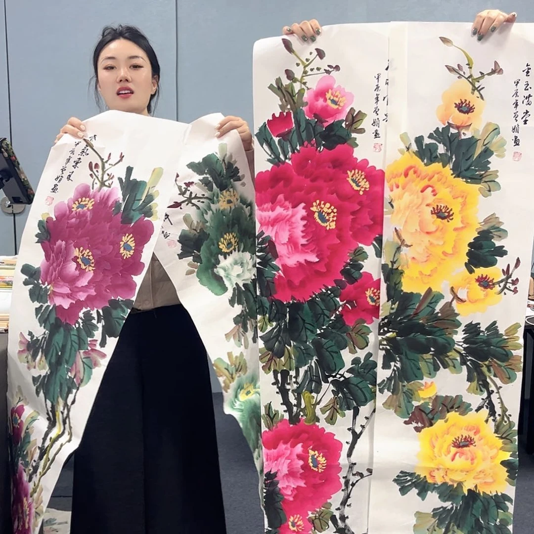 国画国画老师作品