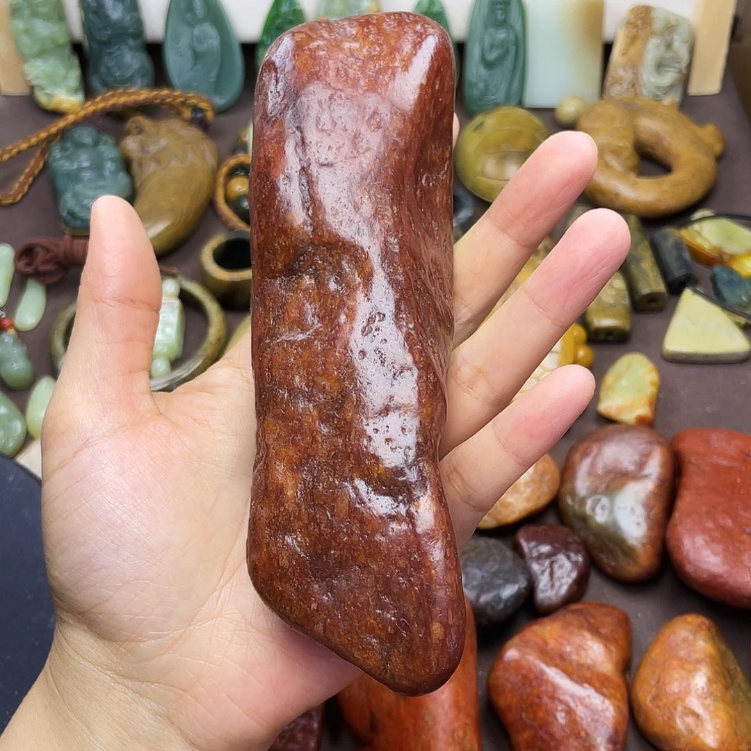 岫岩河磨玉（透闪石质玉）未镶嵌颈饰