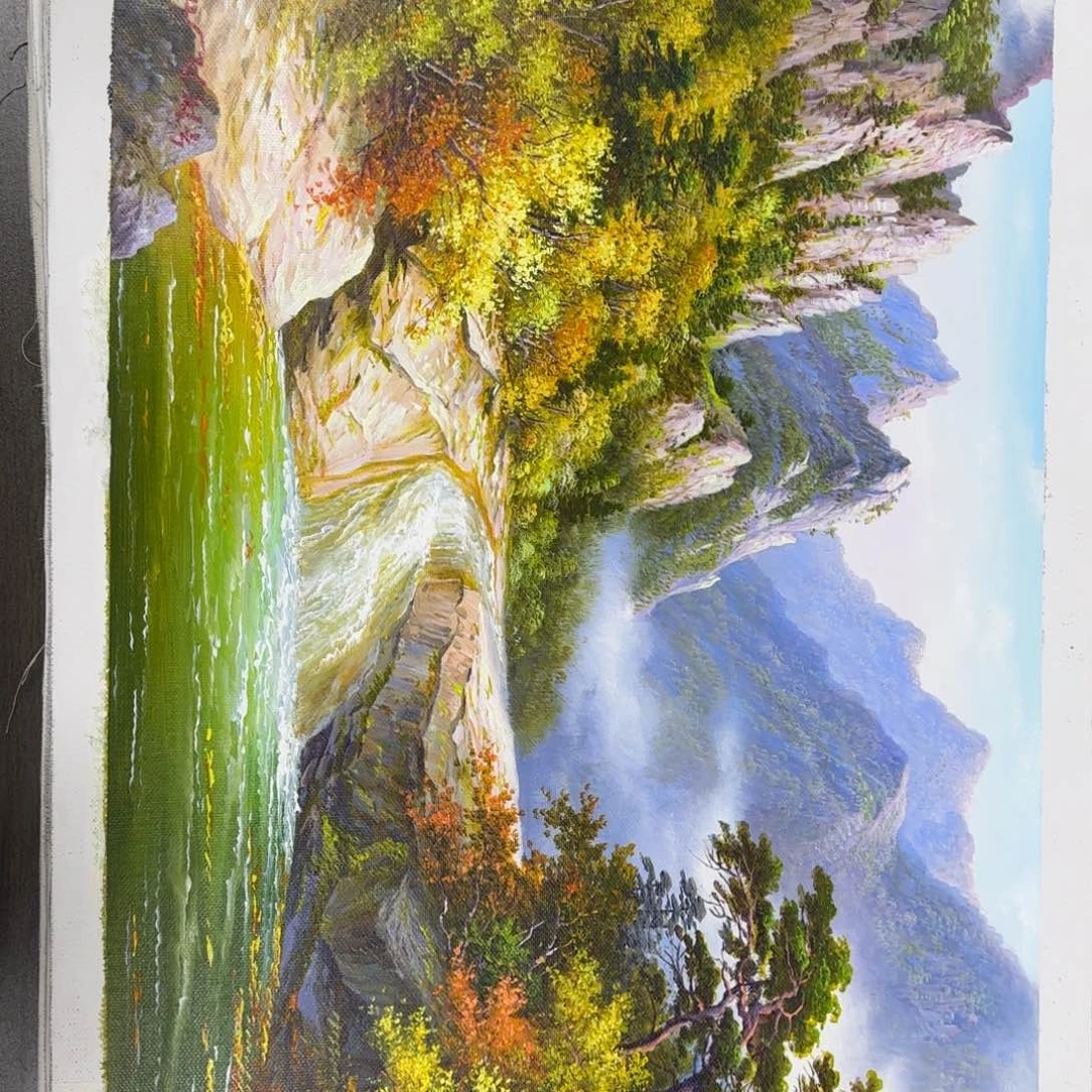 油画加油加油努力加油加油