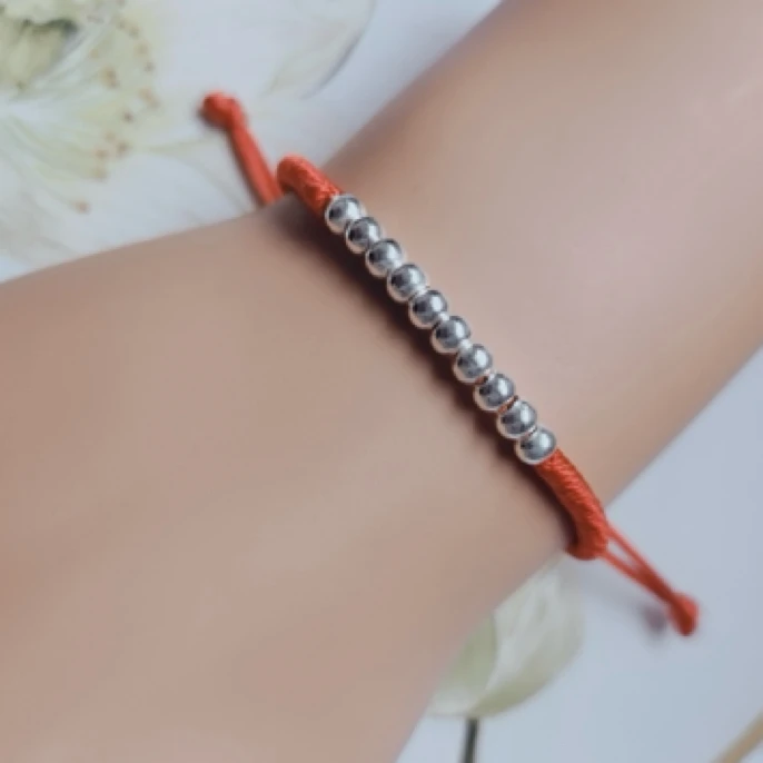 足银手链 足银红绳手链 收获全五星