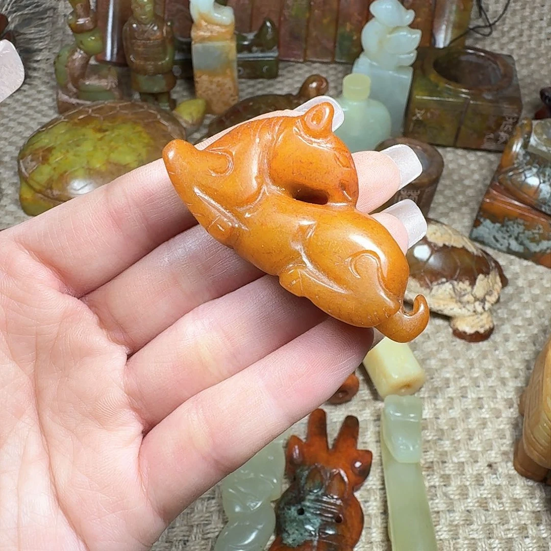 白玉菩提吊坠挂件