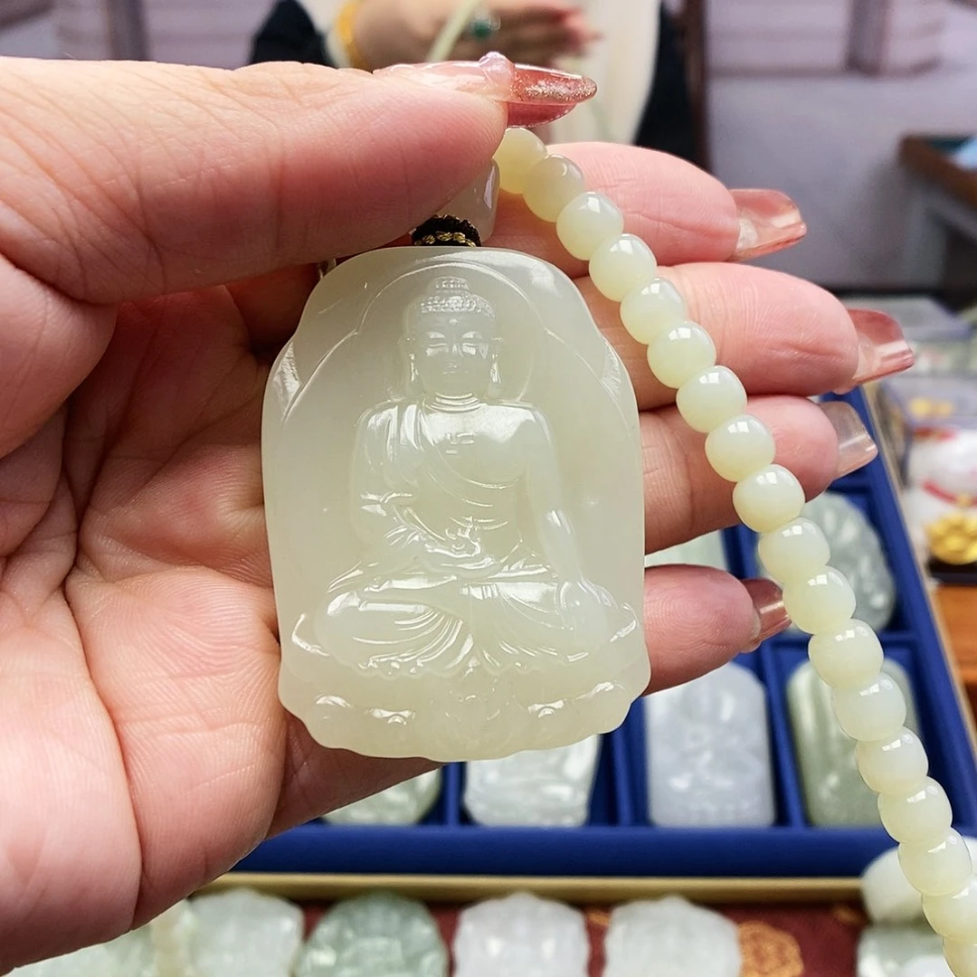 【闪购商品】和田玉颈饰未镶嵌今****心