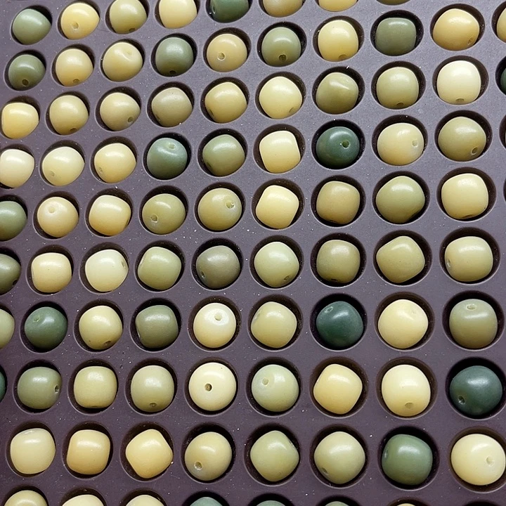 白玉菩提吊坠夜*子瑕疵青柠桶珠200