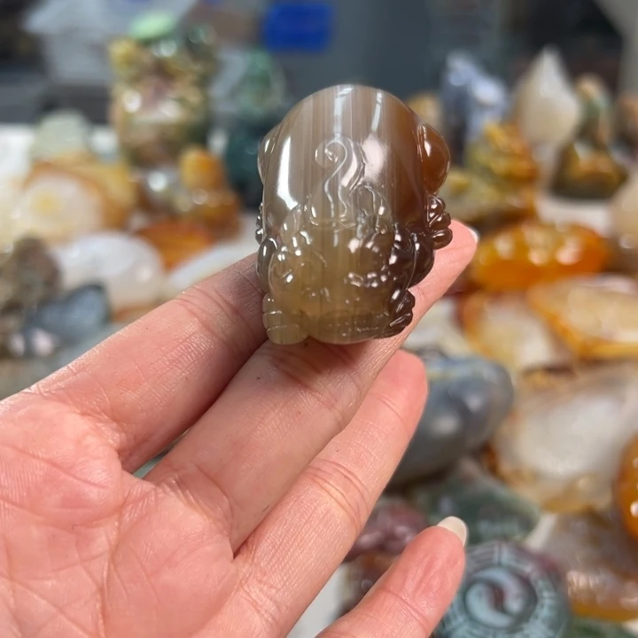 玛瑙/玉髓吊坠(不含链)未镶嵌