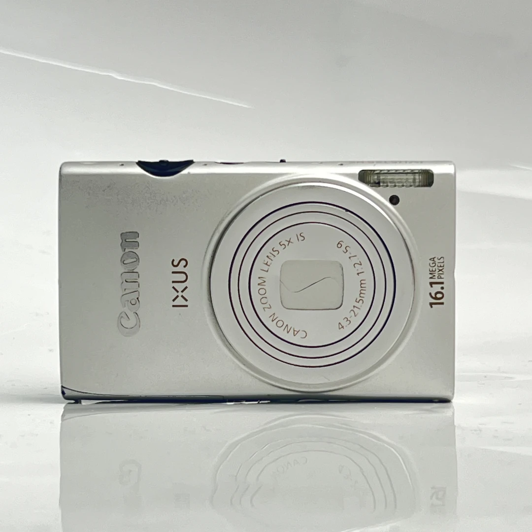 95新 Canon/佳能 ixus125银色带实况冷白1610万像素5倍变焦ccd
