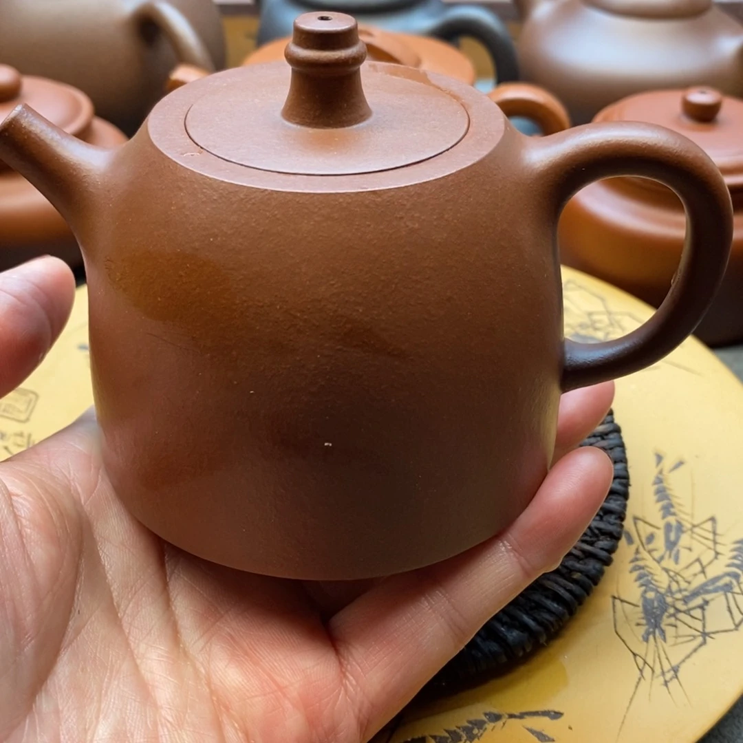 紫砂茶壶挽*汉掇壶（底槽清）