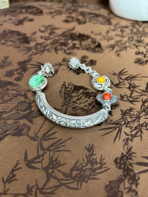 925银手链 小郑家纯银手链纯手工复古民族风66