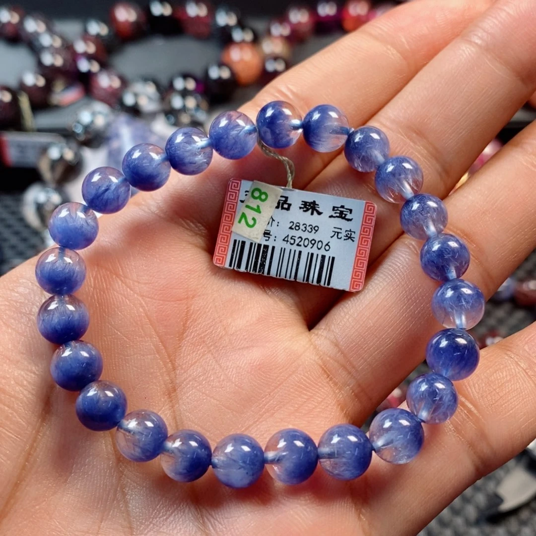 水晶手链未镶嵌蓝线石4520906