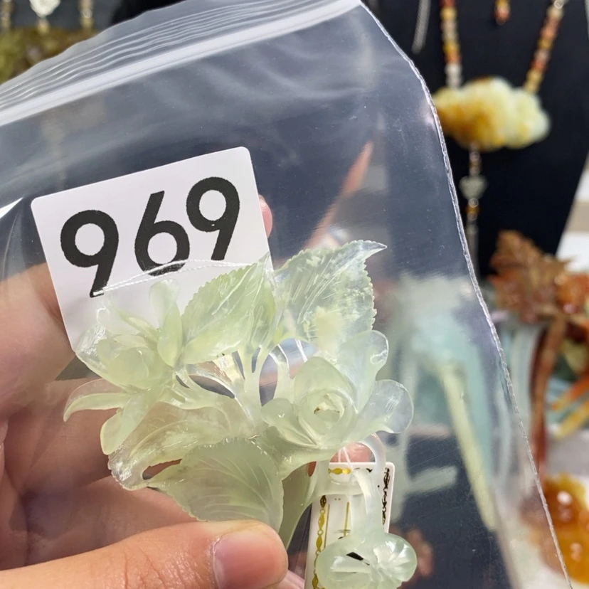 【闪购商品】岫玉发饰未镶嵌z****n发簪