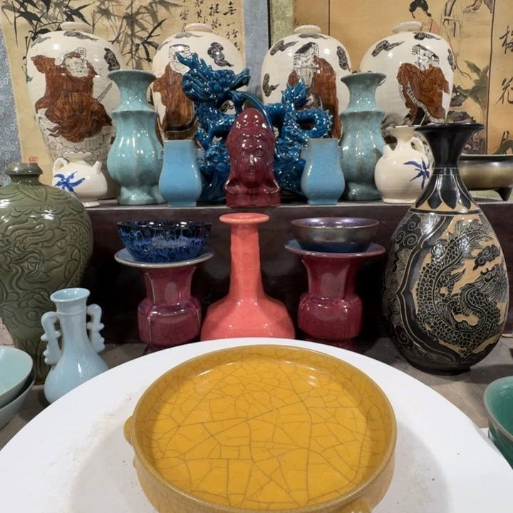 茶盏手工制作陶瓷摆件