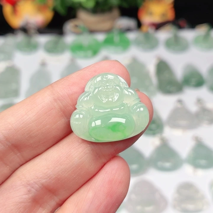 翡翠未镶嵌颈饰缅甸天然A货翡翠