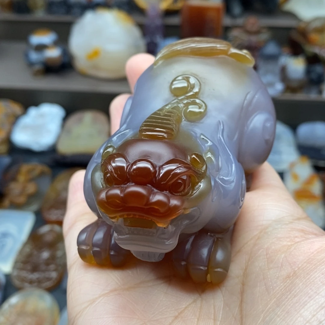 玛瑙/玉髓吊坠(不含链)未镶嵌