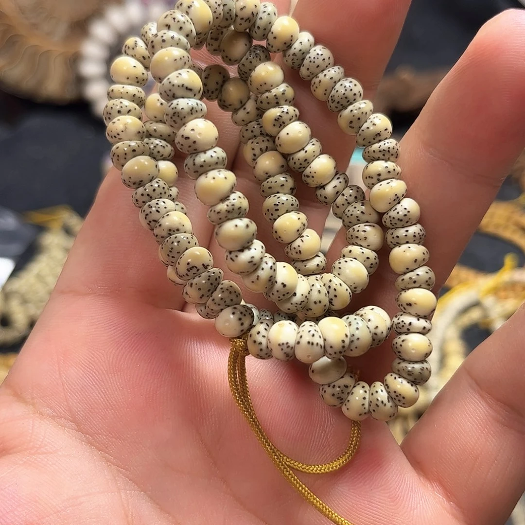 木质非金属卡7石玉蒜瓣大肠 120颗 同枝果