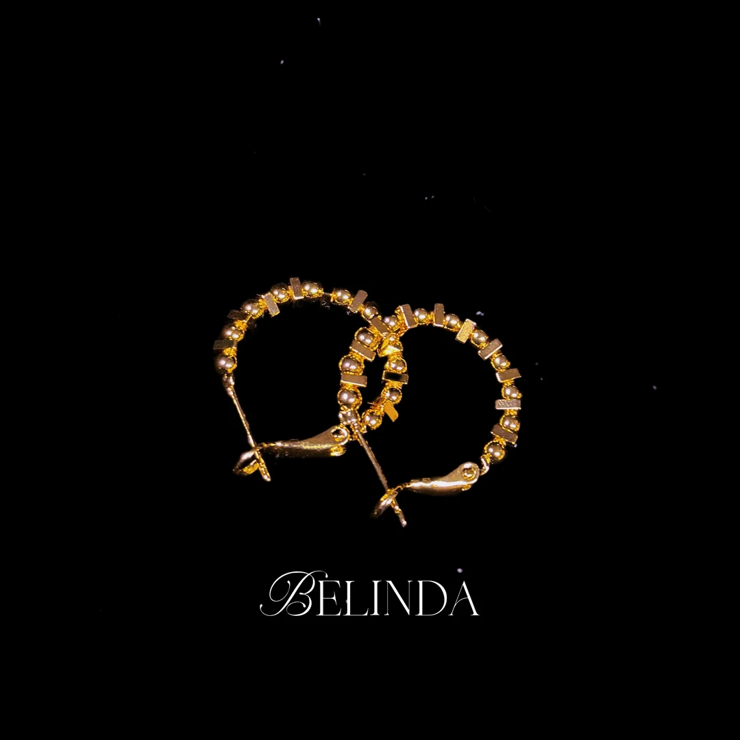 铜合金耳饰 E10023时尚精致小众百搭饰品法式耳扣设计感