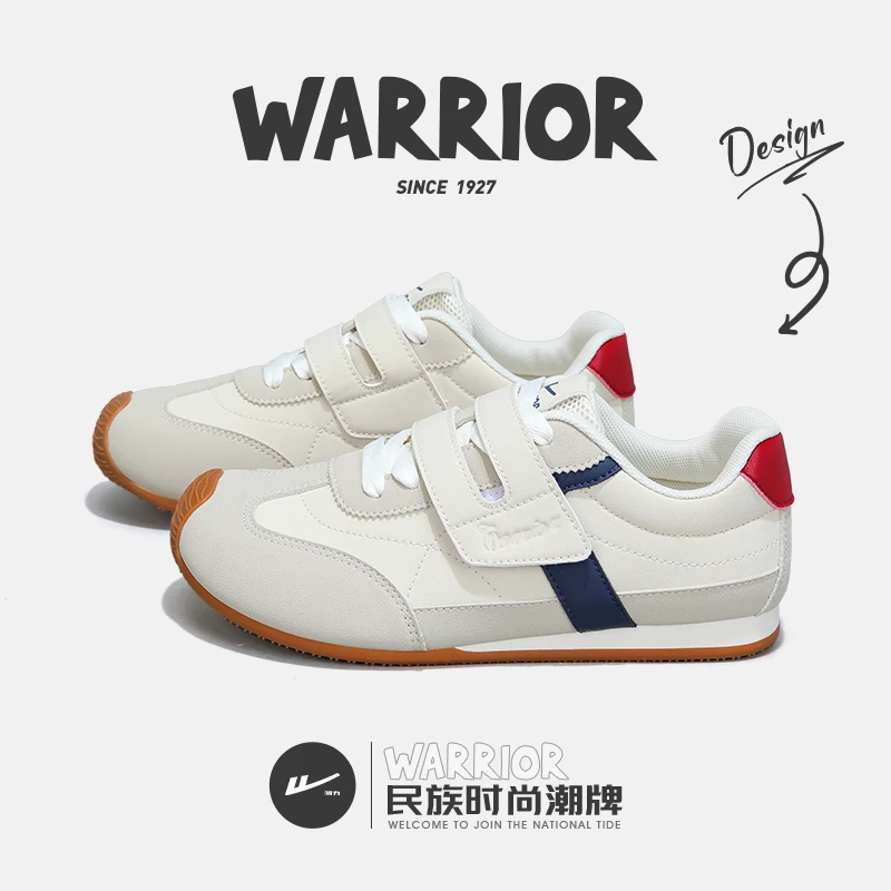 回力魔术贴德训鞋女款2025新款夏季百搭透气舒适板鞋休闲运动鞋女