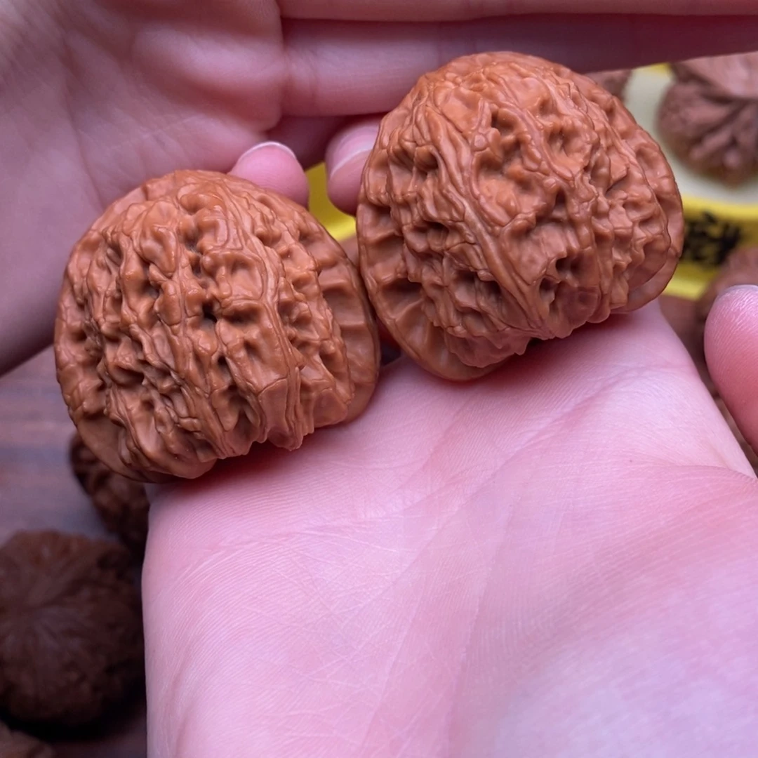 吊坠文玩核桃白狮子