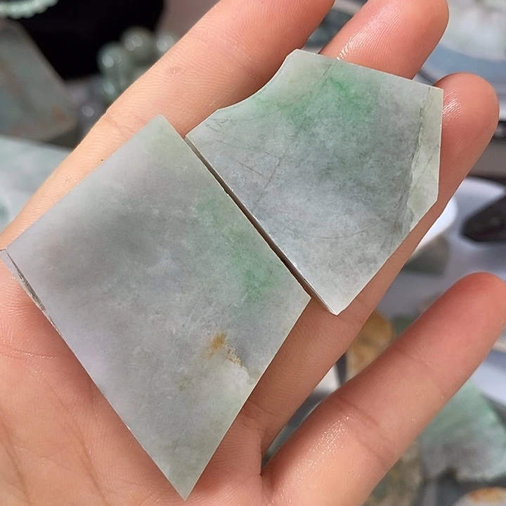 翡翠裸石翡翠毛料