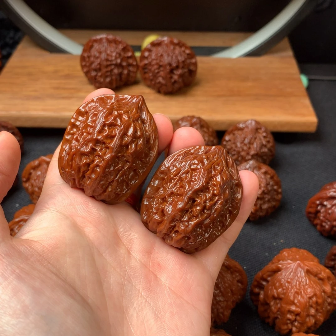 原***文玩核桃吊坠野生鸡心37.3.YJQ#00#