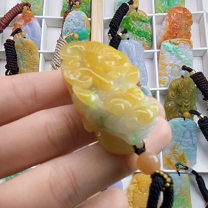 颈饰未镶嵌翡翠翡翠
