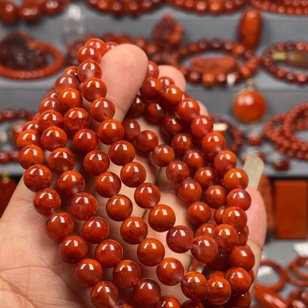 未镶嵌南红玛瑙珠宝奇石多圈7