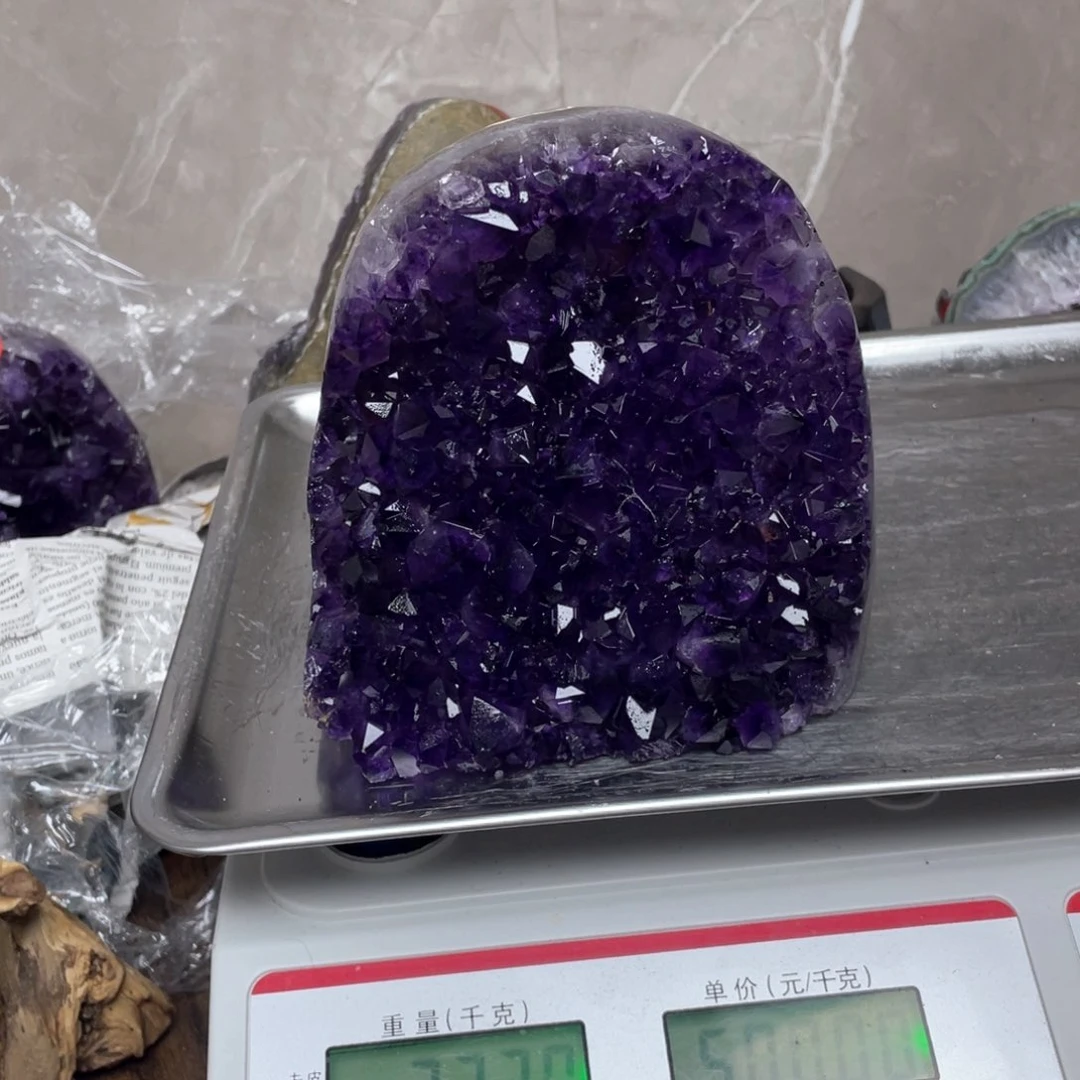 未镶嵌紫晶大型摆件（非配饰）弟**帅