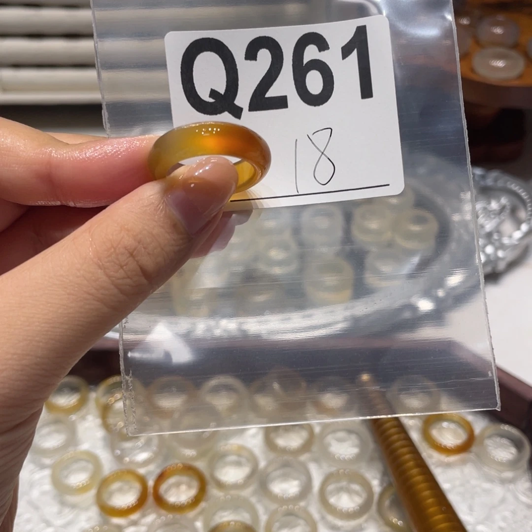 玛瑙/玉髓未镶嵌戒指261