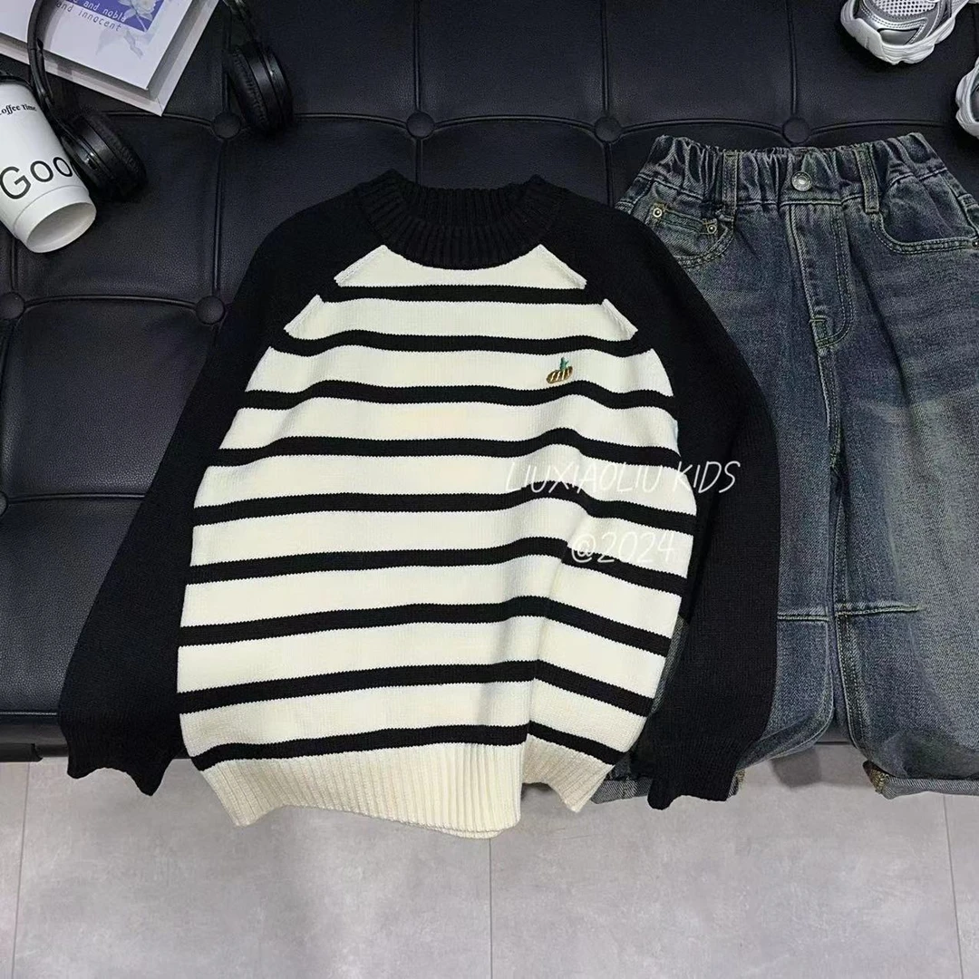 BY LIUXIAOLIU韩版高货秋季儿童毛衣4084