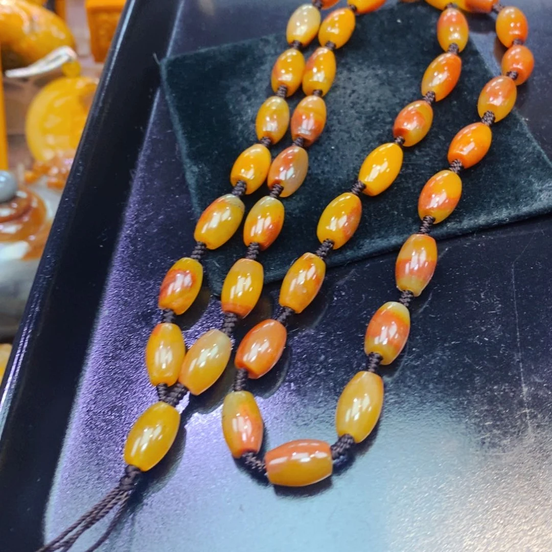 未镶嵌石英质玉（黄龙玉）吊坠(不含链)