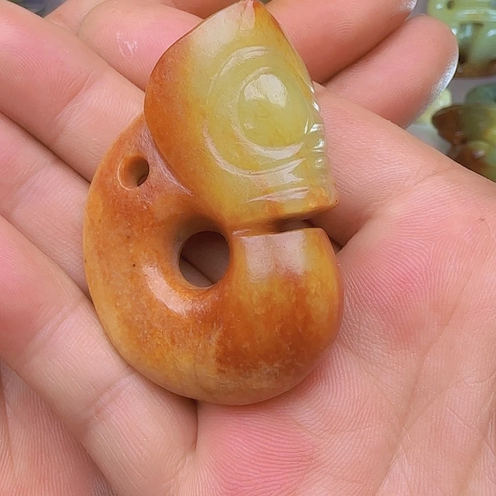 和田玉吊坠(不含链)未镶嵌奕*
